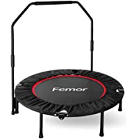 Femor - Trampolín Fitness Plegable- Cama Elástica de Fitness- Ø101.6 cm- Ø102 cm-Ø127 cm- Altura Regulable- 3-5 Niveles…